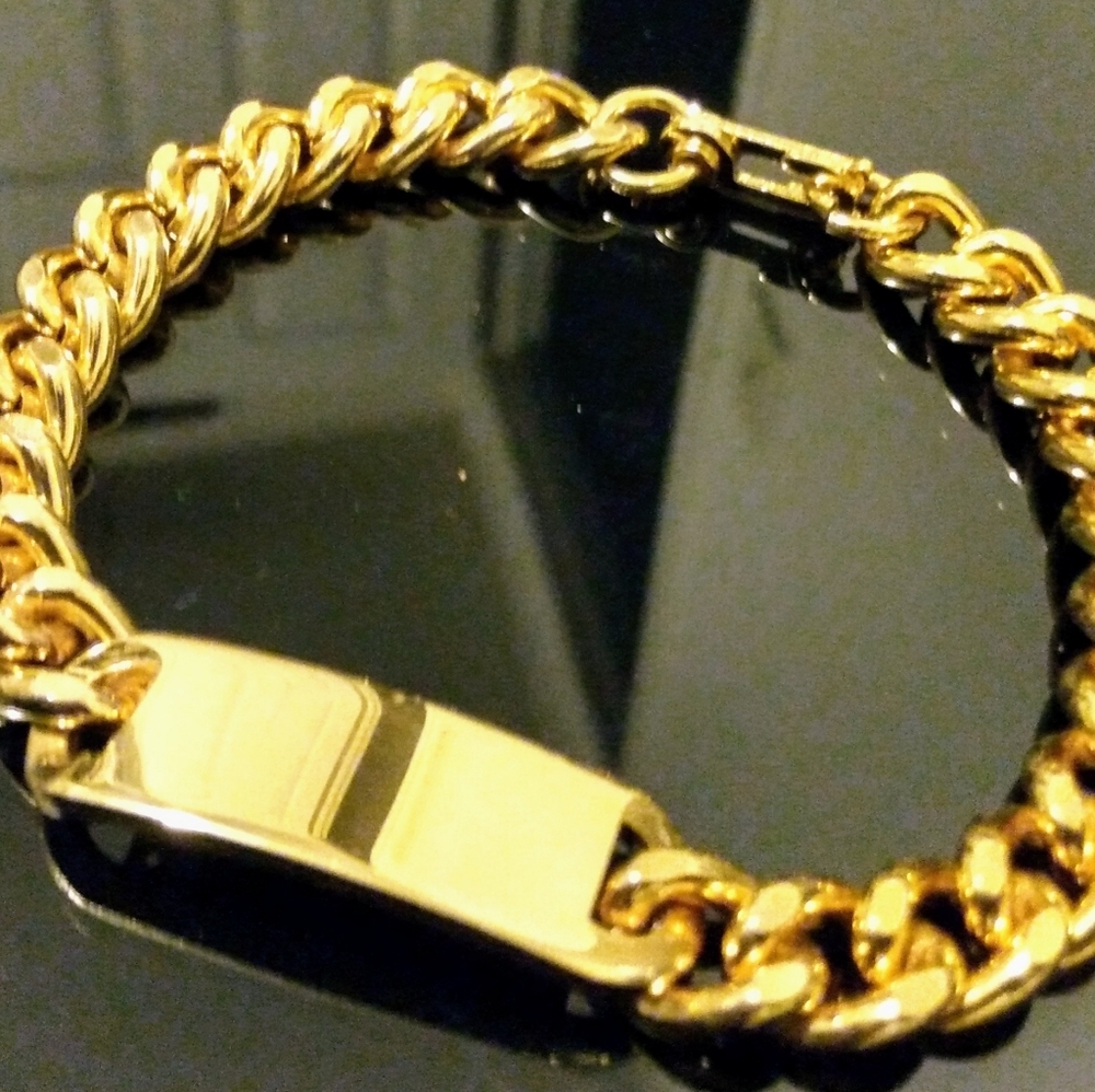 Vintage Goldtone Men's Bracelet